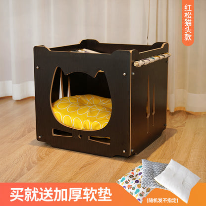 Wholesale Cat Nest Four Seasons Stackable Cat Bed House Furniture House Pet Supplies Cat Hammock