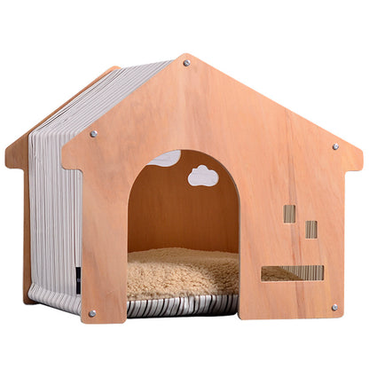Wholesale Kennel Pets Small Dog Teddy Indoor Dog House All Seasons Winter Warm Dog House