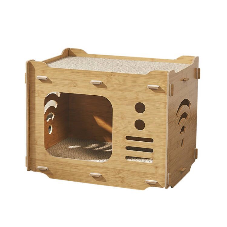 Wholesale large-capacity high-value cat scratching board cat toy cat scratching board nest cross-border corrugated paper