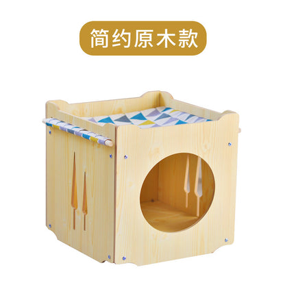 Wholesale cat litter, cat hammock cat tree cat box closed Yueshang cat litter cat pad