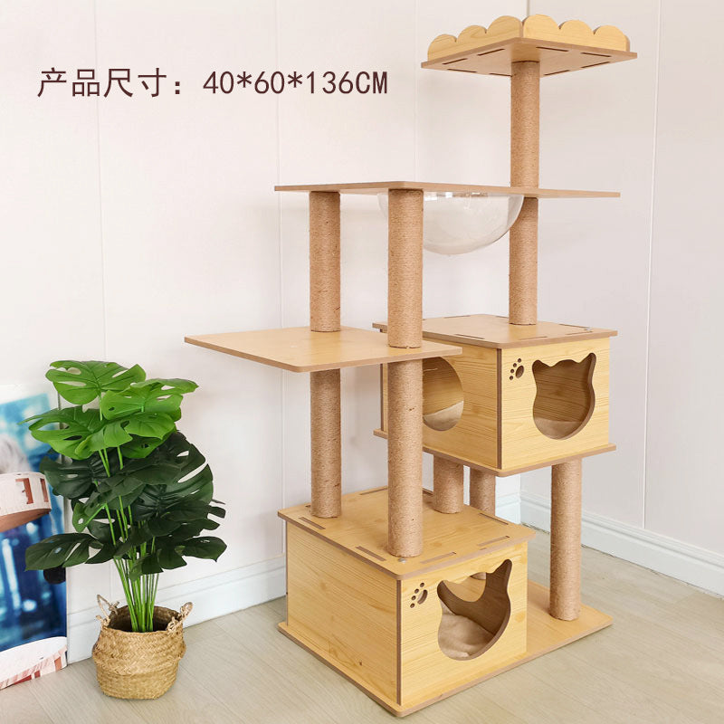 Wholesale Indoor Cat Scratch Board Cat Jump Platform Cat Tree Cat Climbing Frame Space Capsule Cat Nest Cat Supplies Cat Scratch Post