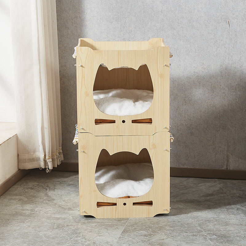 Wholesale Cat Nest Four Seasons Stackable Cat Bed House Furniture House Pet Supplies Cat Hammock