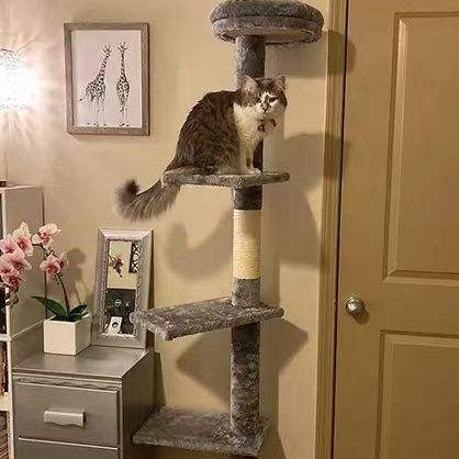 Wholesale floor-standing cats,cat climbing frames, tree towers, Tmall, column-grasping cats, jumping platforms, and pet hammocks