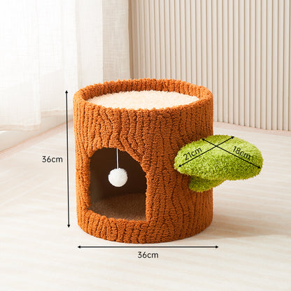 cattery Cat nest  integrated multi-layer cat nest large sisal cat scratching column cat tree cat scratching nest universal in all seasons