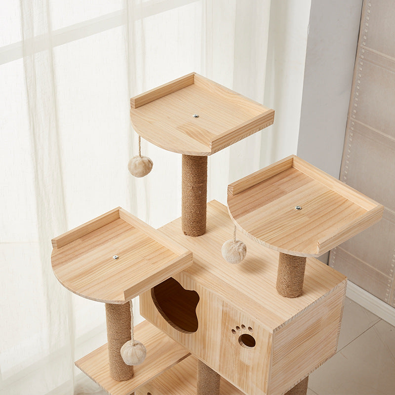 Wholesale cat climbing frame cat jumping platform cat scratching column cat claw grinding toy cute fashion cat toy cat nest