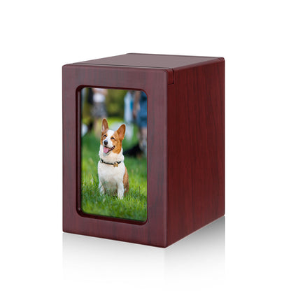Pet Wooden Urn Creative Dog Cat Pet Coffin Box Pet Funeral Supplies Memorial Box