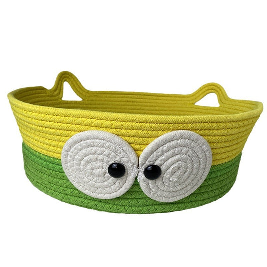 Four Seasons Universal Cat Nest Rattan Cotton Thread Cat Nest Cat Nest Cat Mat Cute Sleeping Mat Kitten Mat Pet Nest