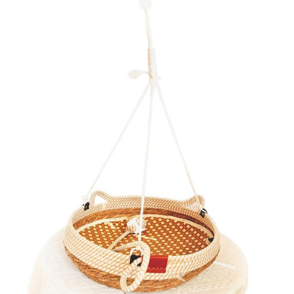 Four Seasons Universal Straw Woven Winter Warm Cat Nest Puff Grass Woven Cat Supplies Four Seasons Super Large Pet Nest Spot