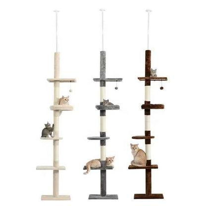 Wholesale floor-standing cats,cat climbing frames, tree towers, Tmall, column-grasping cats, jumping platforms, and pet hammocks