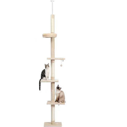 Wholesale floor-standing cats,cat climbing frames, tree towers, Tmall, column-grasping cats, jumping platforms, and pet hammocks