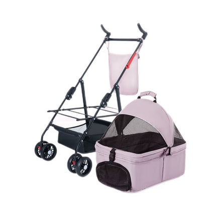 Wholesale Pet Cart Dog Cat Teddy Baby Cart Out Small Pet Cart Lightweight Foldable Outdoor Travel