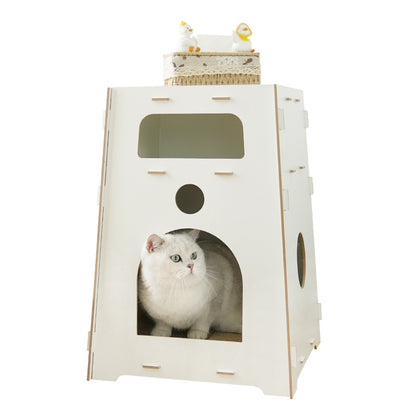 Wholesale Bedside Table Cat Nest Bedroom Home Wooden Splicing Assembly Cat Small Dog Universal House Cattery