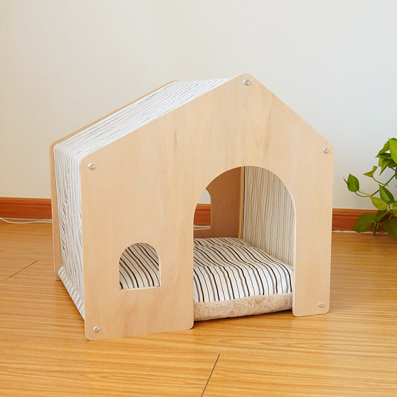 Wholesale Kennel Pets Small Dog Teddy Indoor Dog House All Seasons Winter Warm Dog House