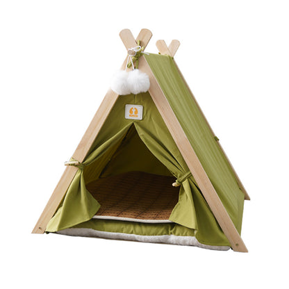 Wholesale Pet Tent Kennel Four Seasons Universal Cat Delivery Room Closed Pine Winter Warm Cat Tent Cat Nest