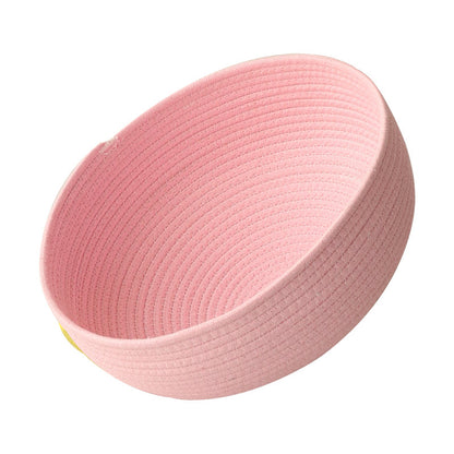 Space capsule cat nest cushion cotton rope woven, cool and breathable, universal in all seasons