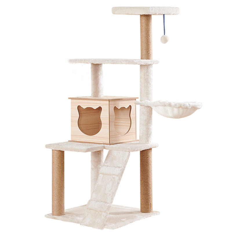 Wholesale cat house cat tree cat bed  pet tent felt cat house cat climbing frame integrated cat jumping platform