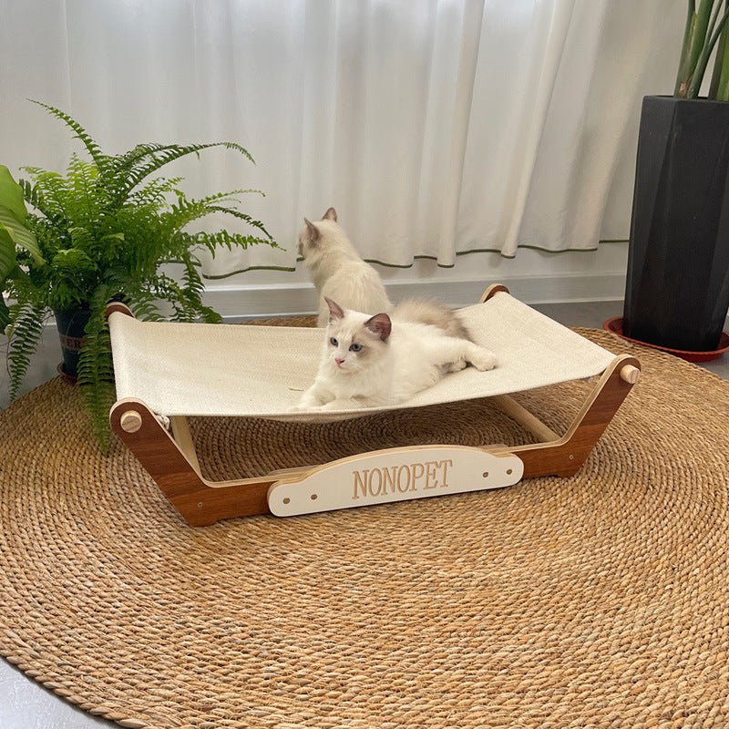 Pet hammock cat litter cat bed four seasons universal pet dog bed cat hammock fully removable and washable kennel