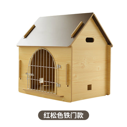 Wholesale Wooden Dog Cage Dog House Pet Fence Pet Wooden House Dog House Dog Cage Dog Mattress Cat Nest Free Four Seasons Mat