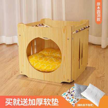 Wholesale Cat Nest Four Seasons Stackable Cat Bed House Furniture House Pet Supplies Cat Hammock
