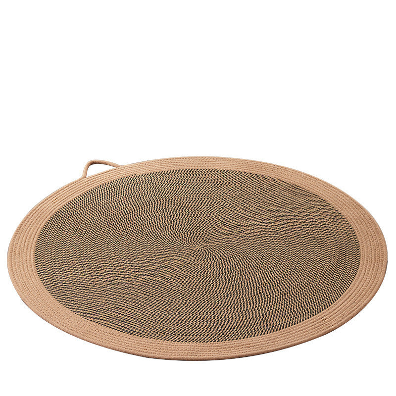 Cat cushions for sleeping in summer are wear-resistant and cannot drop chips. Pet supplies. Rattan mat, cat ice mat, floor mat, cat scratching board.