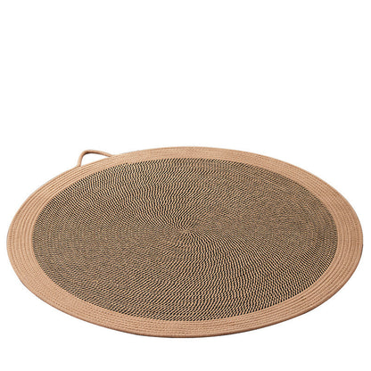 Cat cushions for sleeping in summer are wear-resistant and cannot drop chips. Pet supplies. Rattan mat, cat ice mat, floor mat, cat scratching board.