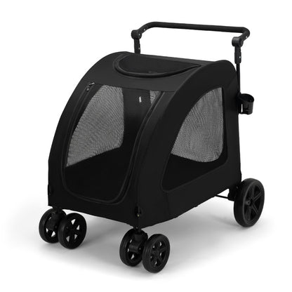 Wholesale medium and large dog pet cart dog cat teddy baby cart out small pet cart lightweight foldable