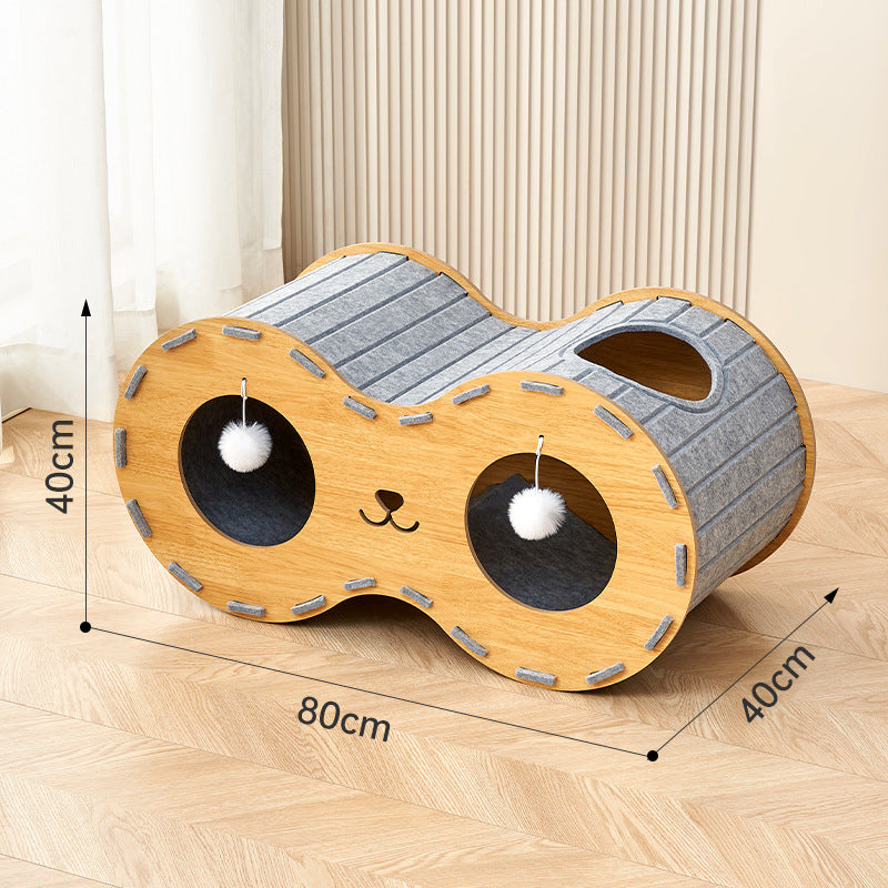 cattery  cat scratching board integrated wear-resistant not chip felt cat claw board scratch-resistant cat toy self-hi pet products