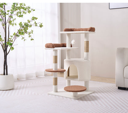 Wholesale cat climbing frame big cat special cat frame plush products pet supplies tease cat ball cat