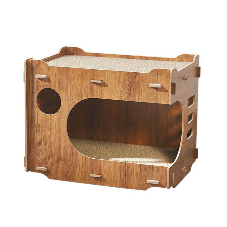 Wholesale large-capacity high-value cat scratching board cat toy cat scratching board nest cross-border corrugated paper