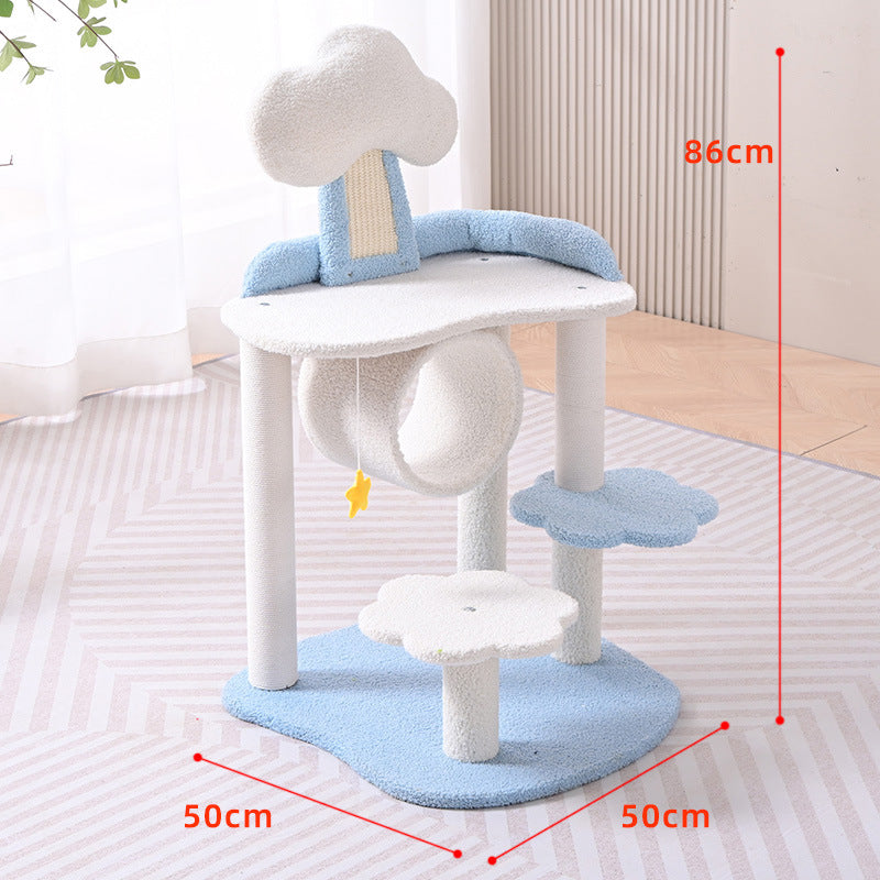 Wholesale cat climbing frame cat home toys multi-layer cat jumping platform cloud scratching board cat rest table