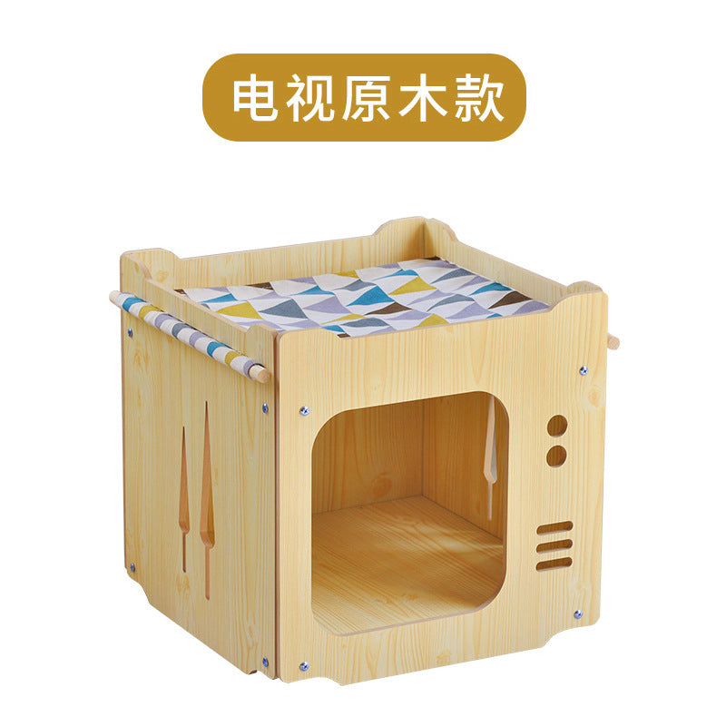 Wholesale cat litter, cat hammock cat tree cat box closed Yueshang cat litter cat pad