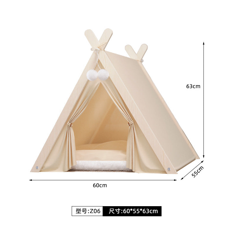 Wholesale Pet Tent Kennel Four Seasons Universal Cat Delivery Room Closed Pine Winter Warm Cat Tent Cat Nest