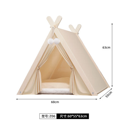 Wholesale Pet Tent Kennel Four Seasons Universal Cat Delivery Room Closed Pine Winter Warm Cat Tent Cat Nest