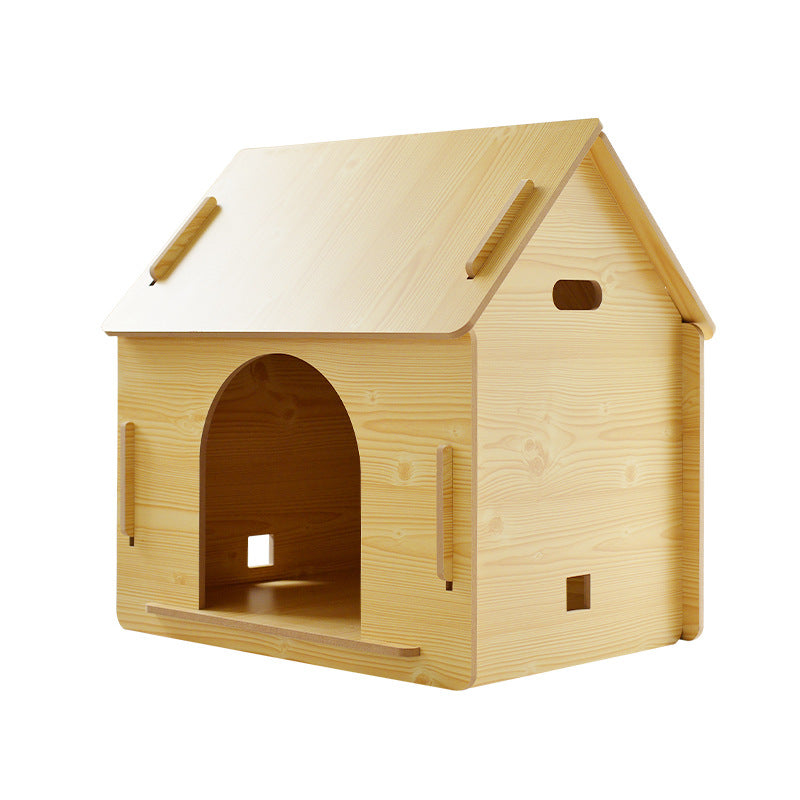 Wholesale Wooden Dog Cage Dog House Pet Fence Pet Wooden House Dog House Dog Cage Dog Mattress Cat Nest Free Four Seasons Mat
