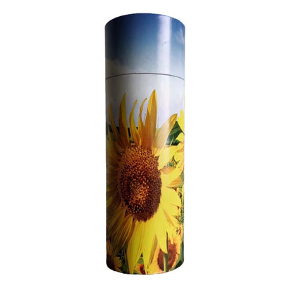 Direct supply cylindrical wood paper tube biodegradable wooden pet memorial funeral urn