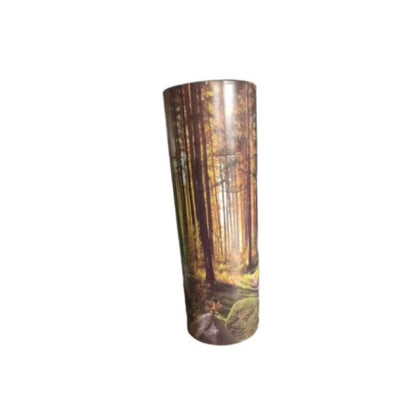 Direct supply cylindrical wood paper tube biodegradable wooden pet memorial funeral urn
