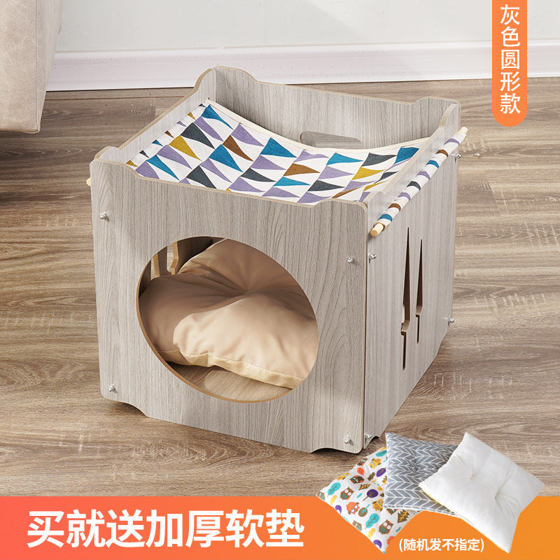 Wholesale Cat Nest Four Seasons Stackable Cat Bed House Furniture House Pet Supplies Cat Hammock