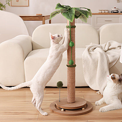 Wholesale sisal cat scratching column cat climbing frame claw grinder cat scratching board scratching hair scratching itching coconut tree cat toy wear-resistant