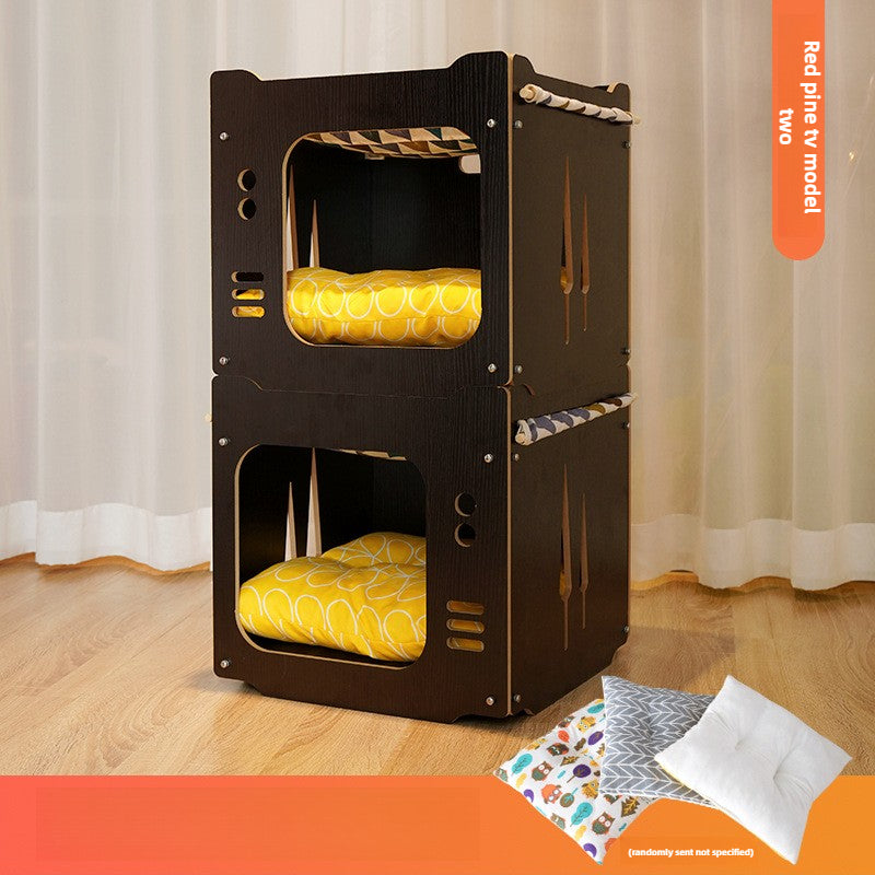 Wholesale Cat Nest Four Seasons Stackable Cat Bed House Furniture House Pet Supplies Cat Hammock