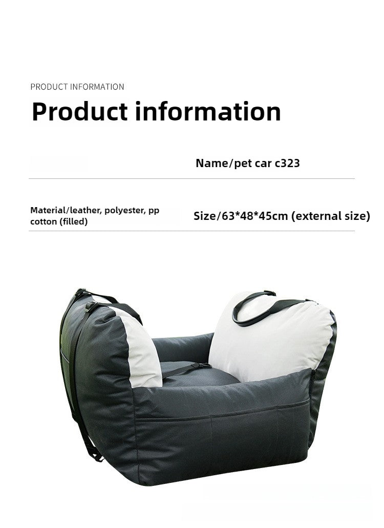 Wholesale Car Waterproof Kennel Car Pet Car Pad Cat Safety Seat Co-pilot's Dock Teddy Pomeranian