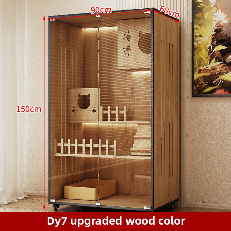 Wholesale Cat Villa Wooden Cat Cage Household Cat Nest Cat House Large Free Space Cat House Luxury Cat House Cat Cabinet