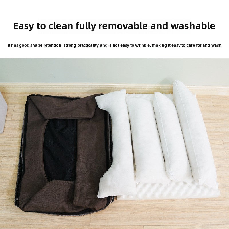 Wholesale pet seat cushion pet kennel small dog teddy pit bull kennel egg tray sponge seat cushion