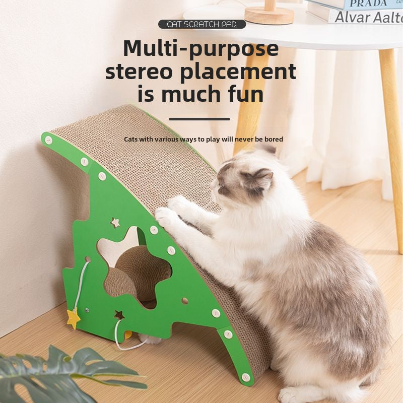 Cactus shaker sofa cat scratching board is durable and does not drop debris corrugated large cat scratching to relieve boredom toy cat scratching board