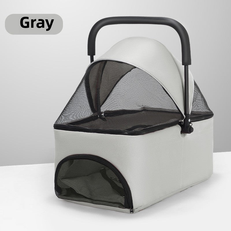 Wholesale Small Basket Pet Dog Dog Cat Teddy Going Out Light Basket Bag Car Foldable