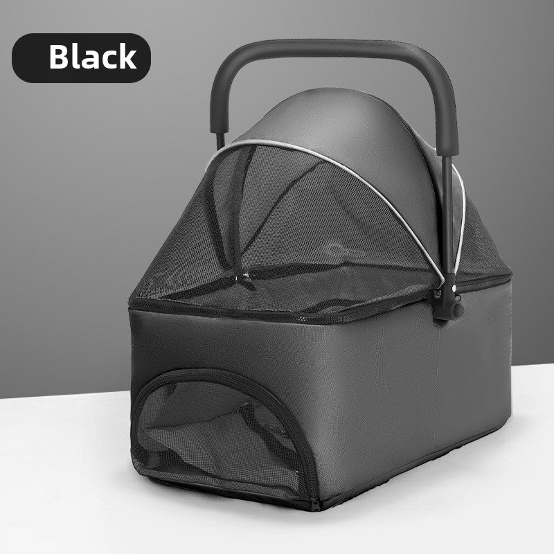 Wholesale Small Basket Pet Dog Dog Cat Teddy Going Out Light Basket Bag Car Foldable