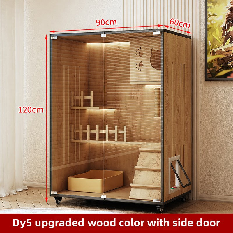 Wholesale Cat Villa Wooden Cat Cage Household Cat Nest Cat House Large Free Space Cat House Luxury Cat House Cat Cabinet