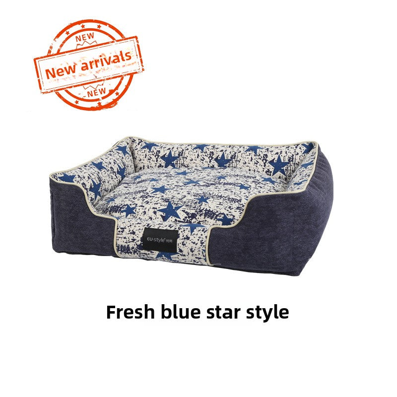 Wholesale scratch-resistant kennel cat litter spring and summer new product removable and washable pet litter four seasons available semi-closed pet pad