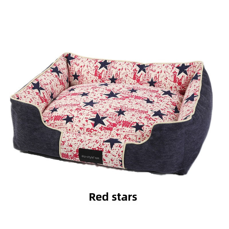 Wholesale scratch-resistant kennel cat litter spring and summer new product removable and washable pet litter four seasons available semi-closed pet pad