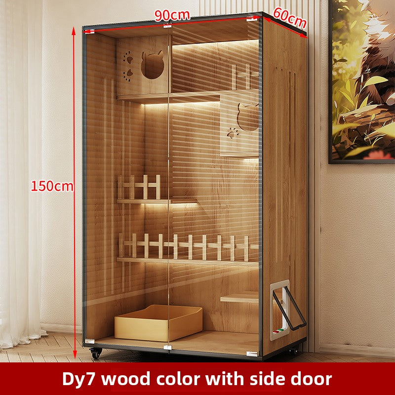 Wholesale Cat Villa Wooden Cat Cage Household Cat Nest Cat House Large Free Space Cat House Luxury Cat House Cat Cabinet