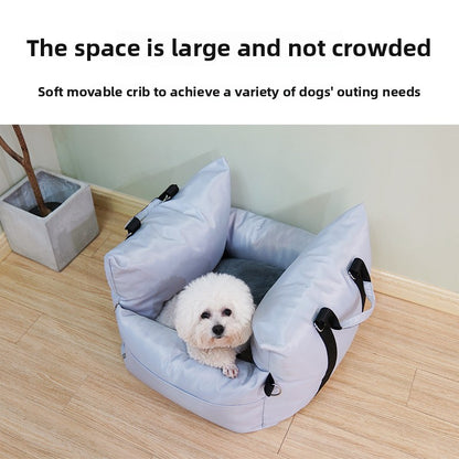 Wholesale waterproof car pet nest fabric easy to clean detachable pet nest portable home